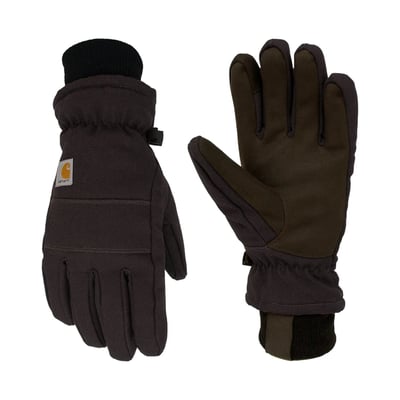 Howling winds won't keep you from getting the job done. These Carhartt gloves are made of soft, wind-resistant fleece fabric to help protect your hands in bad weather. The touchscreen-compatible palm and thumb allow you to use electronics without taking off your gloves.

• Wind-resistant one-sided fleece fabric
• Synthetic palm
• Wind Fighter® technology tames the wind
• FastDry® lining wicks sweat
• Touch-screen compatible
• Knit cuff
• Wrist elastic
• Reinforced thumb saddle
• Digital grip