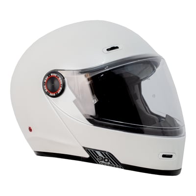 The By City 90 Degrees helmet is the ultimate modular helmet for taking it all on the road in the most stylish way possible. Crafted with a lightweight fiberglass shell and multi-density padding, it ensures optimal protection and comfort for riders. The injected visor provides clear visibility, while ventilation inlets maintain airflow during rides. Its removable and washable interior ensures hygiene and longevity. Equipped with a micrometric closure for secure fastening, the helmet is also Bluetooth-ready, catering to modern connectivity needs. Certified under the latest ECE/UN R22.06 standards, the 90 Degrees helmet offers riders a perfect blend of style and safety.

• Modular fiberglass helmet
• Multi density padding
• Visor injected
• Ventilation inlets
• PJ locking system
• Micrometric closure
• Removable and washable interior
• Screen prepared for anti fogging screen
• Antifogging film included
• Deflector
• Bluetooth ready
• Weight: 1500 ± 50gr
• Certification ECE/UN R 22 06