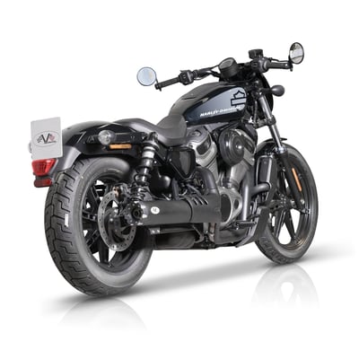 Euro 5 homologated. Stainless steel precision made slip-on muffler that fits as a direct replacement for much longer stock muffler. Compatible with the stock heat shield. Finish is in Black, a 900°C heat resistant satin black ceramic coating and comes with an Ergal (aluminum 7075) Contrast Machined end cap in the 'Revolver' design. 
Note: Homologation is valid for unmodified stock bikes, for the specific models and model years as mentioned in the product description. Removing or modifying the standard Db killer will void the homologation. 
Note: See 708849 for Standard Db killer or 708859 for the Racing Db killer. 