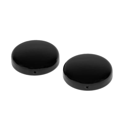 We have those Fork Tube Caps to cover the upper bolts. Perfect CNC machined billet aluminum and black powder-coated smooth finish will make your front fork look more aggressive and modern.