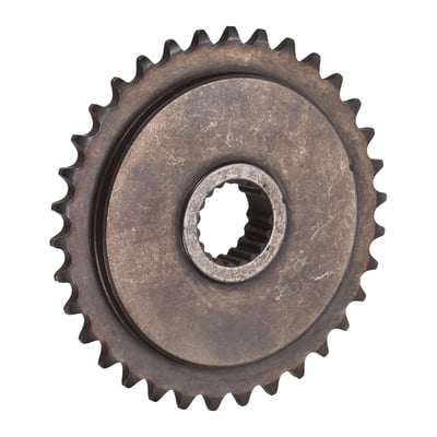 Cam drive sprocket (installs on the cam), stock replacement roller chain drive sprocket for 07-17 Twin Cam engines. OEM replacement reference 25728-06. 
Note: Also used for 99-06 Twin Cam when converting from 99-06 to 06-17 style hydraulic cam chain tensioners.