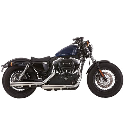 Engineered in Germany, these Falcon Double Groove slip-ons are Euro 3 homologated with an integrated catalytic converter for full street compliance. Constructed from polished stainless steel with a distinctive double-groove design that pairs classic cruiser styling with a deep, powerful sound that stays within legal limits.