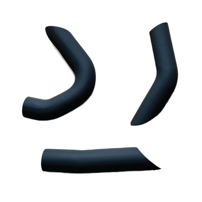 AISI 406 stainless steel with a matte black Cerakote finish, a heat-resistant ceramic coating rated up to 1800°F (982°C), ensuring lasting toughness.