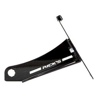 For German license plates 18x20 cm. 
Gloss black powder coated stainless steel side mount license plate bracket. 
Including license plate bracket, base plate, LED license plate light and mounting hardware. 
Note: With approval. Check your local MCS dealer or the MCS sales department for exact type of approval and validity on bike model and years on the test report. 