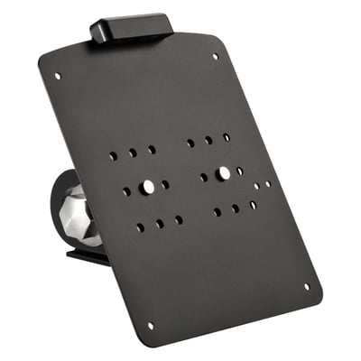 For Swiss license plates 18x14 cm. 
Gloss black powder coated stainless steel side mount short license plate bracket. The license plate can be either glued or screwed on. 
Including adjustable base plate, LED license plate light and mounting hardware. 
No approval