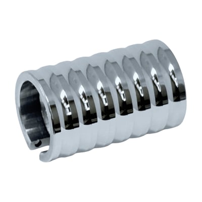 Horizontal machined. Clear polished finish. 
CNC machined billet aluminum NOS (NAMZ Original Stuff) oil pressure switch cover. Fits over the very visible and not so pretty oil sending unit and the connector. Perfect to further improve that clean look. 