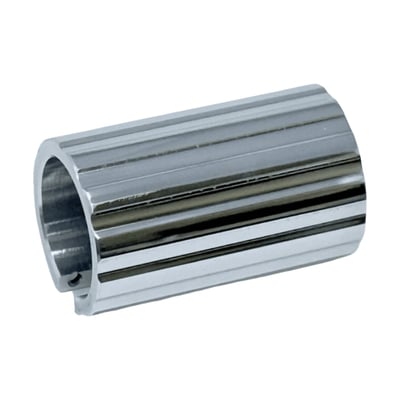 Vertical machined. Clear polished finish. 
CNC machined billet aluminum NOS (NAMZ Original Stuff) oil pressure switch cover. Fits over the very visible and not so pretty oil sending unit and the connector. Perfect to further improve that clean look. 