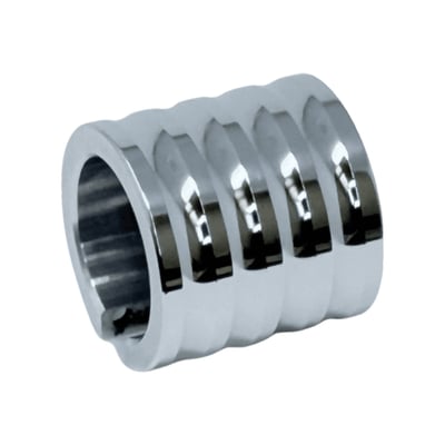 Polished finish. Horizontal milled. 
CNC machined billet aluminum NOS (NAMZ Original Stuff) neutral switch cover. Fits over the neutral switch and its wiring. Perfect to further improve the clean look. 