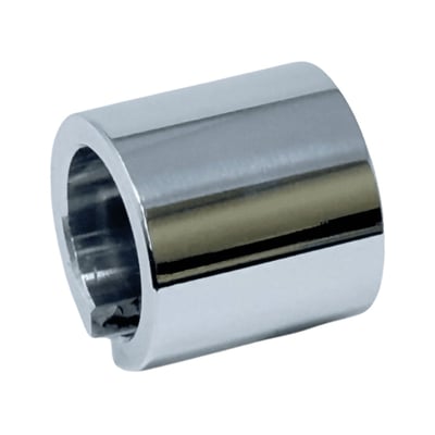 Polished finish. Smooth. 
CNC machined billet aluminum NOS (NAMZ Original Stuff) neutral switch cover. Fits over the neutral switch and its wiring. Perfect to further improve the clean look. 