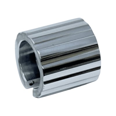 Polished finish. Vertical milled. 
CNC machined billet aluminum NOS (NAMZ Original Stuff) neutral switch cover. Fits over the neutral switch and its wiring. Perfect to further improve the clean look. 