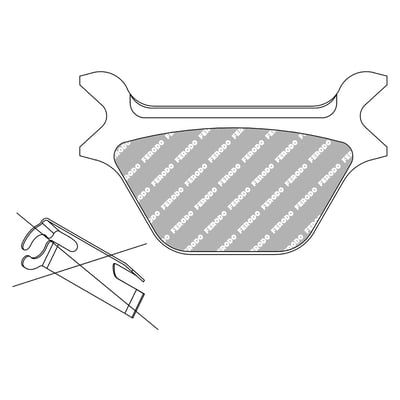 Ferodo is well known for factory installed in many motorcycle, car and even bicycle applications. These are no-doubt High Quality brake pad components, which have been at the center of Ferodo for over 100 years. They that will dependable and predictable braking performance, exactly what you expect. 
OEM replacement reference 44209-87C