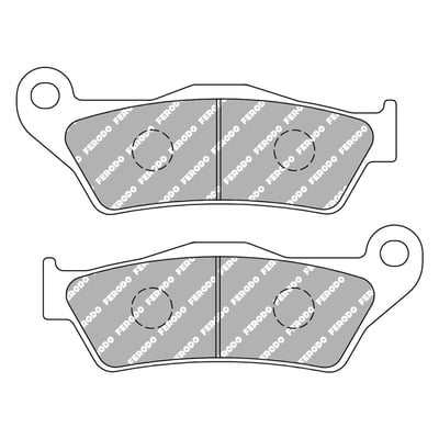 Ferodo is well known for factory installed in many motorcycle, car and even bicycle applications. These are no-doubt High Quality brake pad components, which have been at the center of Ferodo for over 100 years. They that will dependable and predictable braking performance, exactly what you expect. 
OEM replacement reference 41300169, 41300072, 41300161