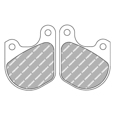 Ferodo is well known for factory installed in many motorcycle, car and even bicycle applications. These are no-doubt High Quality brake pad components, which have been at the center of Ferodo for over 100 years. They that will dependable and predictable braking performance, exactly what you expect. 
OEM replacement reference 44098-77