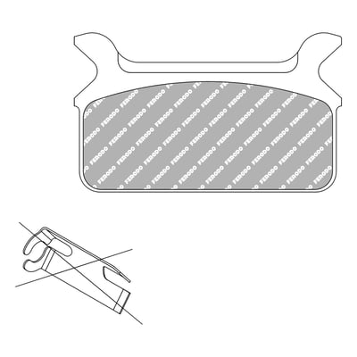 Ferodo is well known for factory installed in many motorcycle, car and even bicycle applications. These are no-doubt High Quality brake pad components, which have been at the center of Ferodo for over 100 years. They that will dependable and predictable braking performance, exactly what you expect. 
OEM replacement reference 43957-86E
