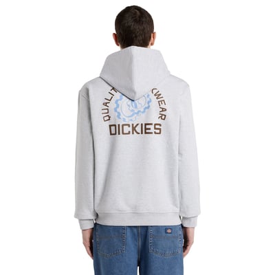 The Payson Hoodie is a relaxed fit hooded pullover sweater. Made out of comfortable and heavy 420GSM brushback cotton blend, features include lined 
drawstring hood, front left hand chest artwork with large ironworks inspired artwork on the back, kangaroo pocket, and woven Dickies sideseam label. A 
heavyweight hoodie with all new artwork and authentic Dickies construction and fabrication.

• Relaxed fit
• 80% cotton / 20% polyester
• 420GSM brushback cotton blend
