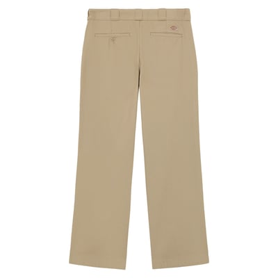 The Dickies 247 Regular pant is a regular fit, straight leg twill work pant. Made with 8.3OZ 100% cotton with enzyme wash for softening. Featuring work pant welt back pockets, front slash pockets, front and back crease, zip-fly with top button closure, and contrast waistband tape and print. A modern take on classic workwear. Available in a wide range of classic and seasonal fade resistant colors.
• Regular fit with straight leg
• 100% cotton twill