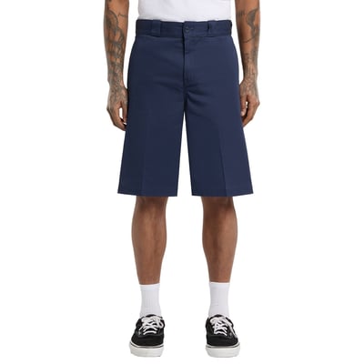 The Dickies 247 Shorts are a regular fit twill short with authentic Dickies detailing and fabrication. These 10 inch inseam shorts are made out of 8.3oz enzyme
washed cotton twill. Featuring work pant features like inside waistband and belt loops, slanted front pockets, back welt pockets, back phone / tool welt pocket,
front zip and button closure, and dyed-to-match woven label at the back. Available in a wide range of classic and seasonal fade resistant colors. A classic workwear short built to be durable and comfortable.

• Regular fit
• 100% cotton