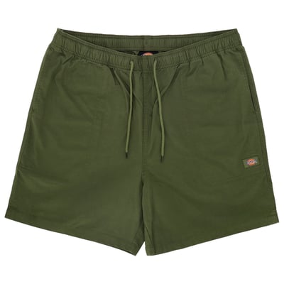 The Dickies Pelican Rapids short is a relaxed style and fit with a shorter length. Made out of garment dyed cotton twill, featuring two deep front pockets, back patch pockets and elasticated drawstring waist. A shorter length short with a relaxed summertime vibe.

• Relaxed fit
• 100% cotton