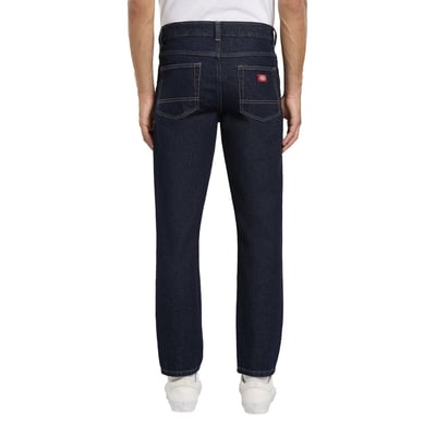 The Dickies 982 Slim jeans are a slim fit, tapered leg jeans. Made out of 11oz cross slub denim twill for comfort and durability, features include 5 pocket set
up, shank fly closure, front pockets reinforced with metal rivets, and woven label on back patch pocket. Reliable and comfortable for daily wear and tear.
• Slim fit with tapered leg
• 100% cotton