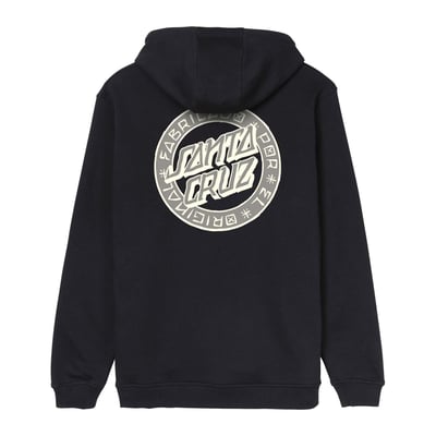 Roll up and stand out in the latest t-shirts and apparel from Santa Cruz Skateboards. The Loco Dot hoodie features small front and large back Santa Cruz Loco Dot logo prints in soft hand ink. Santa Cruz has been manufacturing the best skateboards and apparel since 1973. Innovative skateboards and artwork from the beginning 'til the end.

• 80% cotton / 20% polyester
• 330gsm brushed fleece
• Regular fit
• Pouch pocket