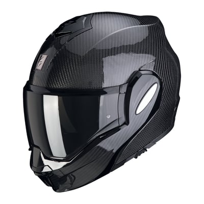 Scorpion EXO-Tech EVO does not want to be just another flip-back style modular helmet but to be a game changer with its perfect full-face looking design, wide vision with Pinlock-ready shield, low-volume shell, easy-to-operate chin bar mechanism, KwikWick®C moisture-wicking liners to keep you cool and dry and tension spring applied one-touch top vent. You will see the differences when you view it, you will feel the differences with you wear it, and you will experience the differences when you ride with it. The EXO-tech EVO is ECE R22.06 P/J approved.