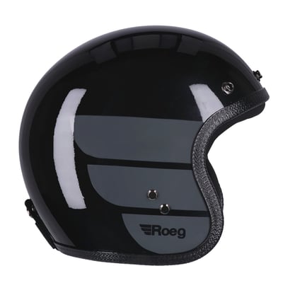 The Roeg JETT is a modern classic that stays true to its roots as a trendsetting open-face helmet. Designed for riders who value lightweight comfort and timeless style, it delivers the perfect balance between vintage character and modern protection.

Built with Roeg’s lightweight ‘RQ LIGHT’ fiberglass shell and four shell sizes, even five shell sizes in black and matte black, the JETT offers a refined fit and balanced feel. The multi-density EPS liner and soft Microtech fleece interior provide lasting comfort, while the classic double D-ring chinstrap ensures a secure and reliable closure. 

ECE-R22.06 certified and finished with signature details like gunmetal grey visor snaps and a removable black peak, the JETT is ready for city rides, spontaneous detours, and everyday adventures. Personalize your helmet with optional Roeg bubble visors and peaks available in various colors.

• Lightweight ‘RQ LIGHT’ fiberglass shell
• Four shell sizes for a precise fit (Five for the black and matte black)
• Multi-density EPS liner
• ECE-R22.06 certified
• Double D-ring adjustable chinstrap
• Soft Microtech fleece interior
• Removable black peak included
• Available in iconic and seasonal colors