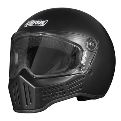 The Simpson M30 helmet, also known as the Model 30, is an icon of motorcycling style, combining vintage looks with modern comfort and materials. Its distinctive design has remained virtually unchanged for decades, making it a favorite among riders who want both heritage and attitude. With a choice of shell materials, advanced ventilation, and premium interior comfort, the M30 is built for those who ride with character. 

The helmet features the innovative Free-Stop pivot shield system, allowing the visor to stay in any desired position. Inside, the CoolMax® moisture-wicking liner ensures coolness and comfort even during longer rides, while the interior padding is fully removable and washable for easy care.

• Light weight Tricomposite shell
• CoolMax® moisture-wicking fabric, removable and washable lining
• Double-D ring retention system
• ECE 22.06 certified
• Pinlock MAX vision 120 included