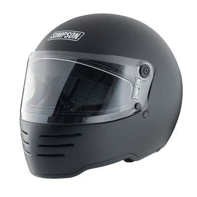 The Simpson M62 vintage helmet combines retro-inspired styling with modern protection and rider-focused features. Built with a lightweight Tricomposite shell (a blend of fiberglass, Kevlar, and carbon), the M62 offers the ideal balance of durability and reduced weight. With three shell sizes, the helmet ensures a precise fit across all head shapes and sizes, reducing fatigue while maintaining comfort.

The helmet comes standard with a Pinlock MAX Vision 120 lens, guaranteeing clear visibility and fog-free riding in all weather conditions. Inside, the hypoallergenic comfort liner delivers a soft, breathable feel and is fully removable and washable for long-lasting freshness. Designed for the modern rider, the M62 is fully communication system compatible, keeping you connected on every journey.

Safety features include a secure Double D-Ring retention system and Eject Helmet removable system readiness, providing peace of mind in emergency situations. The M62 seamlessly fuses vintage looks with today’s advanced technology.

• 3 shell sizes for a precise fit
• Lightweight Tricomposite shell (fiberglass, Kevlar, and carbon blend)
• Pinlock MAX Vision 120 lens included
• Hypoallergenic comfort liner, fully removable and washable
• Compatible with communication systems
• Double D-Ring retention system
• Eject Helmet removable system ready"