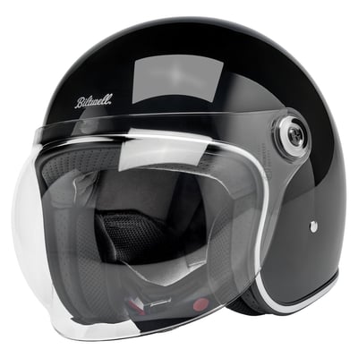 More than a Bonanza but less than a Gringo S, Tahoe is the first Biltwell open-face helmet engineered to meet both US DOT and ECE R22.06 safety standards. It features robust yet lightweight construction and an integrated bubble shield that’s scratch resistant and CE certified for day and night-time riding. In other words, the perfect helmet for a short spin to In-n-Out, or a great second lid when time and miles don’t require suiting up for bigger adventures.
• Injection-molded ABS outer shell is lightweight and highly resistant to impacts
• Built-in hinged bubble shield is scratch resistant and CE certified for day and night-time riding
• EPS internal safety shell absorbs and dissipates impact energy without compromising comfort
• Chin strap features brushed fleece Lycra touchpoints for comfort
• D-ring retention system with red quick-release pull tab for speedy removal
• Removable/replaceable comfort liner and cheek pads
• ECE R22.06 certified
