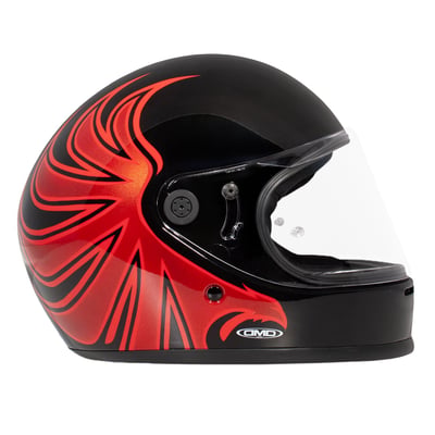 The DMD Rivale is a full-face helmet with an essential and refined design that meets all the modern safety standards without giving up on the comfort of a very light helmet. With so essential design it’s easy to forget there’s a real innovation and technology package within. Thanks to the new tri compound fiber, DMD has achieved a super compact helmet with all the modern security standard and a comfortable fitting. Features removable and washable liner, padded chin strap with double D-ring closure and the helmet is ECE-R22.06 approved. The Rivale is a full-face helmet that recalls the roaring years of Motorsport.