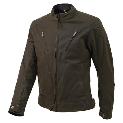 The By City Spring III jacket, CE approved prEN17092-4: 2018 Level A, is designed for those days when the cold winter is finishing, when the leaves on the trees start to blossom, the spirit of bikers begins to wake up It’s ideal for this kind of bikers to have a place for this garment in their wardrobes. It will provide you the necessary protection for this intermediate climate. Made of waxed, waterproof, and breathable cotton with removable "Flexishock" protections on elbows and shoulders certified EN1621-1: 2012 CE Level 2. It is prepared for the warmest days. It has 4 sealed zipper outer pockets and 2 inner pockets, with its opening we will get an air flow that will cool our whole body. Features adjustable waist, YKK® double-sealed central zip and back protector pocket (not included).