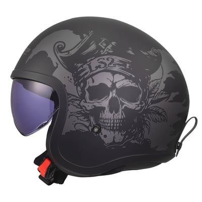 The LS2 Spitfire II is a perfect companion both on city roads and on highways. KPA shell for a perfect balance between lightness and safety. Includes sun visor and micrometric closure. Designed for perfect fit and effortless function, thanks to its three shell sizes and micrometric chinstrap. The Spitfire II is your ultimate sidekick, whether you’re tearing through city streets or owning the open road. The helmet is ECE 22.06 approved. Available in several different colors and graphics.