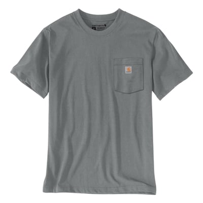 For workdays, weekends, and everything in between. This Carhartt relaxed-fit, lightweight t-shirt keeps things comfortable with a rib-knit crew neck and cuffs, a chest pocket, and a clean cover-stitched hem. A bold Carhartt “3D Logo” graphic on the back adds the finishing touch.

• Relaxed Fit
• 5 oz/yd² - 170 gsm
• Lightweight Jersey
• Short Sleeve
• Rib knit crew neck
• Left chest pocket
• Rib knit cuffs
• Flat two needle cover stitch hem
• Carhartt "3D Logo" graphic on back
• Carhartt label sewn on pocket
• Woven
• 60% Cotton/40% Polyester