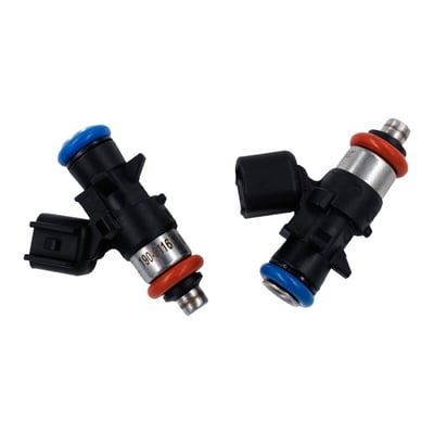 S&S fuel injectors offer high quality and excellent value high performance fuel injectors for Harley Davidson® V-Twin engines. Each injector is individually tested and flow-matched dynamically to within ±1% of listed specifications. 
- Optimized spray pattern for each application 
- Sold in sets of 2 injectors 
- Each injector is dynamically flow tested 
- Exact OEM style fitment 
- For OEM replacement to high performance applications depending on state of engine tune. 
Note: Fuel injectors must be able to provide the flow required for the maximum horsepower the engine is capable of producing. Too small injector may cause the engine to run lean, which may cause engine damage. A too large fuel injector will not improve horsepower or torque but may provide issues with idling, running rich, tuning and possible engine or catalytic converter damage. 