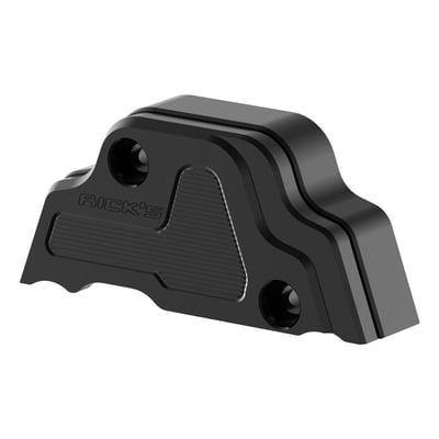 Upgrade your Milwaukee‑Eight Gen 2 with Rick’s premium CNC‑machined aluminum cover — the perfect replacement for the original plastic part.
- High‑quality 6061 CNC‑machined aluminum
- Black anodized finish with multiple color options
- Signature Rick’s design milling
- Complete kit with mounting hardware
- Easy installation
- Made in Germany
Enhance durability and style with a clean, performance‑driven look.