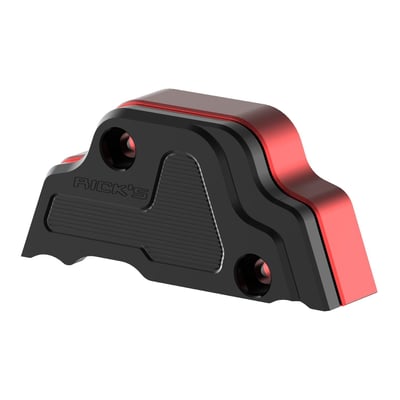 Upgrade your Milwaukee‑Eight Gen 2 with Rick’s premium CNC‑machined aluminum cover — the perfect replacement for the original plastic part.
- High‑quality 6061 CNC‑machined aluminum
- Black anodized finish with multiple color options
- Signature Rick’s design milling
- Complete kit with mounting hardware
- Easy installation
- Made in Germany
Enhance durability and style with a clean, performance‑driven look.