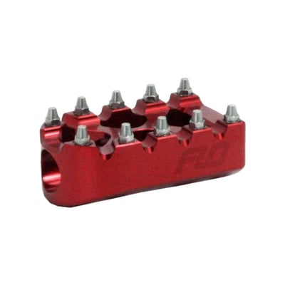 Machined from 7075 T6 Highly Durable and Light Weight Alloy. Wide Platform Measures 1.27'' Wide x 2.20'' Long. Harley Shifter Pegs Can Be Rotated Full 360 Degrees to Any Angle and Then Locked Down with the Included Stainless Steel Hardware