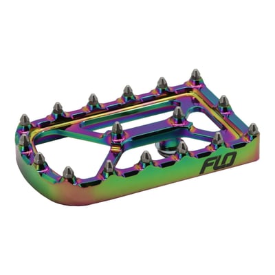 Machined from 7075 T6 Highly Durable and Light Weight Alloy. Wide Platform Measures 3'' Wide x 4.5'' Long. Hardware Included. Fitment is For All OEM Touring Model Brake Arms and Will Install in Place of the OEM Padding