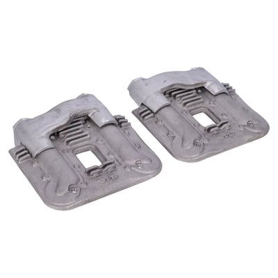 Sold in set of 2. With CNC machined gasket sealing surface for a perfect seal. Installs as a direct replacement for the OEM rocker covers. 
Esteves Motorcycle Design designed these rockers covers in the classic Knucklehead rocker cover design (1936-1947), ready to time-warp your bike straight back to the 30's. Manufactured from genuine sand-cast aluminum for that right old-time look. Fits as a direct replacement for the OEM rocker covers. 

Note: Sold in pairs. Order one for one bike.