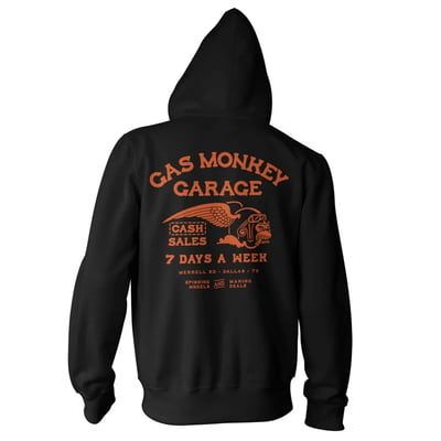 Gas Monkey Garage! Choose your favorite t-shirt, hoodie, tanktop, long sleeve or cap from the legendary Dallas-based garage founded by Richard Rawlings and made famous by their tv show. Blending craftsmanship, rock ’n’ roll energy, and Texas grit, Gas Monkey Garage has become a symbol of automotive passion and bold designs. Also their apparel have bold designs, every piece, from rugged t-shirts to stylish hoodies are made from 100% cotton have a nice print on the back or front. Wear the legend. Embrace the ride.