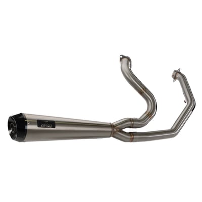 Race Only.
Grade 2 titanium with a Satin Race finish, which offers true racing vibes with the clearly visible TIG welds. 
Performance is nothing without reliability, therefore this system is free of electronics and valves, crafted from high-grade materials, TIG-welded in Italy and engineered to last. 
- Deep, bass-rich tone 
- Aggressive racing sound at high RPM 
- Enhanced torque and throttle response 
- Designed in Switzerland – Made in Italy. 
Note optional heatshields see: 
- 709262 Stainless. Brushed satin. Works finish 
- 709263 Stainless. Black Cerakote 
- 709264 Stainless. Polished 
- 709265 Titanium. Brushed satin. Works finish. 
Note for replacement parts for all 2-1 Malparidos exhaust systems see: 
- 709266 Billet end cap. Alu / Black
- 709268 Racing dB killer. Medium. 
- 709269 Racing dB killer. XL. 