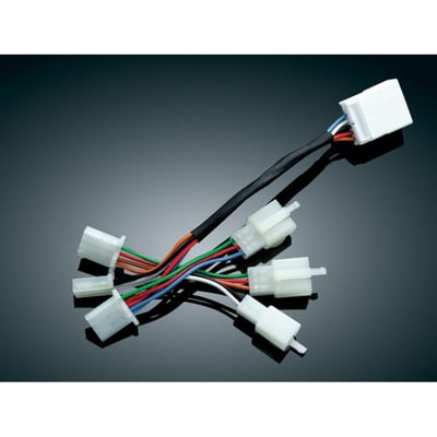 Allows plug-&-play installation of Kuryakyn Rear Accessory Lighting