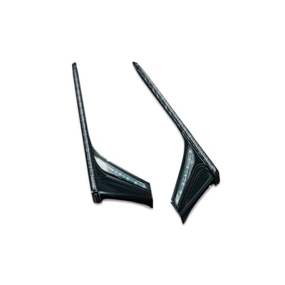 Catch the attention of motorists in an instant and be the hit of the show with these high-tech L.E.D. accent lights. Featuring red run-brake lights fused with a subtle blend of chrome and perfectly contoured for the GL1800 & F6B models. Plug-&-Play wiring for installation provides ease and worry-free longevity.
With smoke lenses