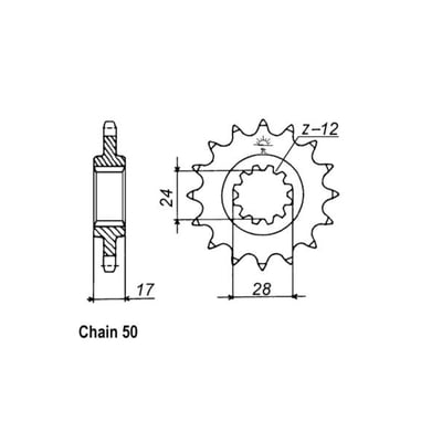 JT steel front sprockets are manufactured using Japanese SCM420 Chromoly or C49 high carbon steel. Accurately machined with the tightest of tolerances to guarantee a perfect fit and chain alignment. Fully heat treated 