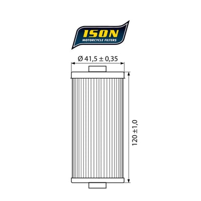 Filtering oil is simple in its base, but not to be taken lightly. Oil filters are extremely important to guarantee a sufficient flow of clean filtered oil into your engine. Ison filters were designed from the very start as a premium high performance filter to meet any and all criteria demanded by today's engines. During benchmark tests Ison outperformed all tested filters in impulse, burst strength, pressure drop and filter efficiency.
