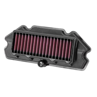 K&N filters are designed to achieve high, virtually unrestricted air flow while maintaining filtration levels critical to ensure long engine life. These high quality K&N air filters are reusable and washable, and they fit many air cleaners as stock replacement. The elements are designed with a ribbed surface that will give you up to 50% more filter area than a regular replacement filter, dramatically increasing air flow.  
- Designed to provide increased horsepower and acceleration. 
- Pleated cotton media provides a large filtration area offering low restriction and long service intervals. 
- Multi-layers of woven cotton gauze media offers excellent filtration. 
- Fits directly into OEM Airbox with application specific Sealing Bead ensuring a precise fit. 
- No fuel management modification are normally required to obtain increased performance. 
- Washable and reusable
