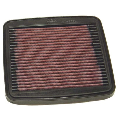 K&N filters are designed to achieve high, virtually unrestricted air flow while maintaining filtration levels critical to ensure long engine life. These high quality K&N air filters are reusable and washable, and they fit many air cleaners as stock replacement. The elements are designed with a ribbed surface that will give you up to 50% more filter area than a regular replacement filter, dramatically increasing air flow.  
- Designed to provide increased horsepower and acceleration. 
- Pleated cotton media provides a large filtration area offering low restriction and long service intervals. 
- Multi-layers of woven cotton gauze media offers excellent filtration. 
- Fits directly into OEM Airbox with application specific Sealing Bead ensuring a precise fit. 
- No fuel management modification are normally required to obtain increased performance. 
- Washable and reusable
