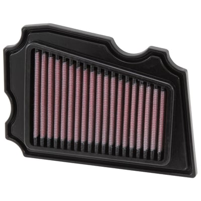 K&N filters are designed to achieve high, virtually unrestricted air flow while maintaining filtration levels critical to ensure long engine life. These high quality K&N air filters are reusable and washable, and they fit many air cleaners as stock replacement. The elements are designed with a ribbed surface that will give you up to 50% more filter area than a regular replacement filter, dramatically increasing air flow.  
- Designed to provide increased horsepower and acceleration. 
- Pleated cotton media provides a large filtration area offering low restriction and long service intervals. 
- Multi-layers of woven cotton gauze media offers excellent filtration. 
- Fits directly into OEM Airbox with application specific Sealing Bead ensuring a precise fit. 
- No fuel management modification are normally required to obtain increased performance. 
- Washable and reusable
