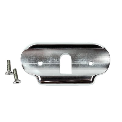 Polished CNC machined billet aluminum. 
For 22mm diameter handlebars. 
Used to mount the Motoscope Mini (MSM) digital instrument gauge on the handlebar together with the Combi Frame (930277 polished or 930280 black anodized). 
The handlebar must be drilled. 
Comes with the mounting plate and the required screws. 
Note: The Combi Frame and the Motoscope Mini are not included. 