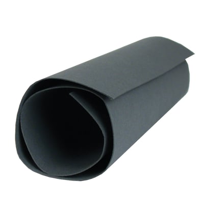 1/32" (0.8mm) thick. On a 12" x 18" (30.5cm x 46cm) roll. 
- Compressed gasket material, easy to bend 
- For use on intake manifold, timing cover, water pump etc 
- Oil, fuel & coolant resistant. Up to 350°F (176°C)